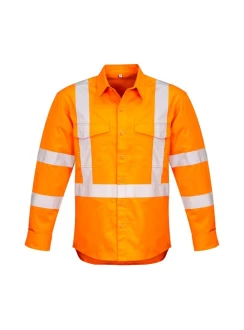 Hi Vis Mens X Back Taped Shirt by Syzmik