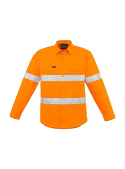 Hi Vis Mens Hoop Back Taped Shirt by Syzmik