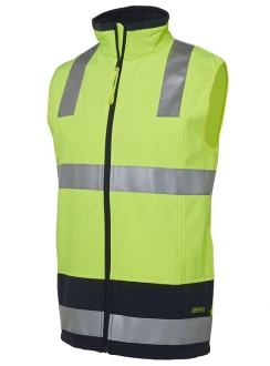Hi Vis (D+N) Softshell Vest by JB's