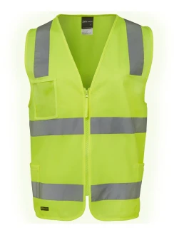 Hi Vis (D+N) Zip Safety Vest by JB's