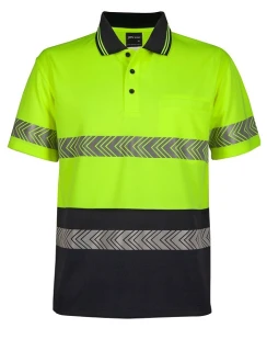 Hi Vis Segmented Tape Polo by JB's