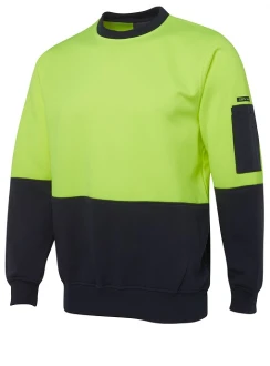 Hi Vis Fleecy Crew by JB's