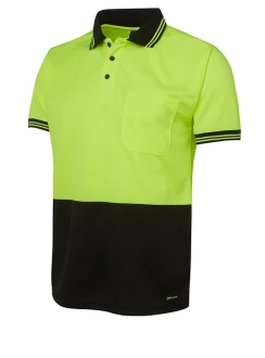 Hi Vis Traditional Short Sleeve Polo by JB's
