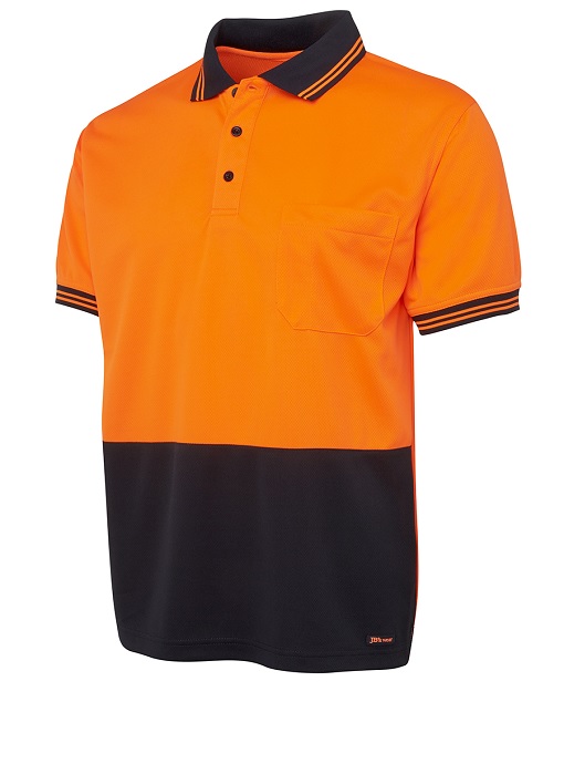 Hi Vis Traditional Short Sleeve Polo by JB's - Online Uniforms