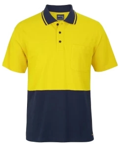 Hi Vis Cotton Pique Trad Polo by JB's