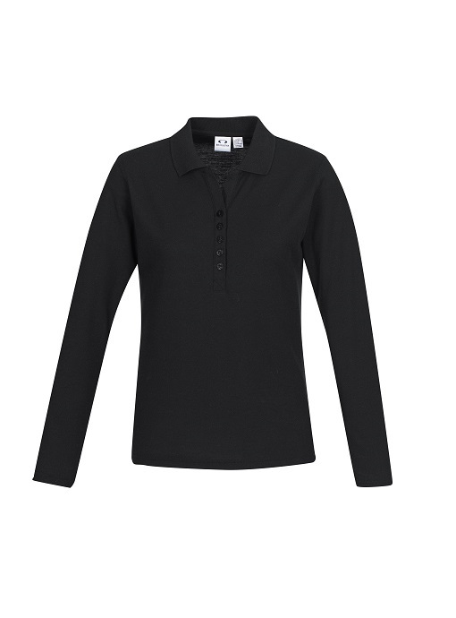 Crew Mens Long Sleeve Polo by Biz Collection - Online Uniforms