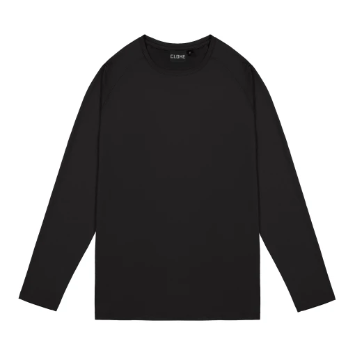 CLOKE-SLM-LS-Tee-Black-F CLOKE-SLM-LS-Tee-Black-F