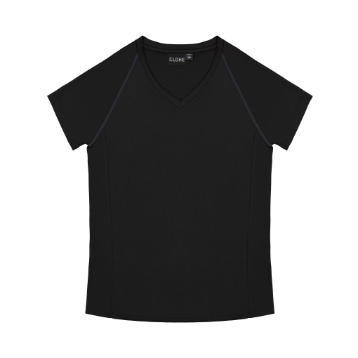 CLOKE-XTG-Performance-Womens-Tee-All-Black-F