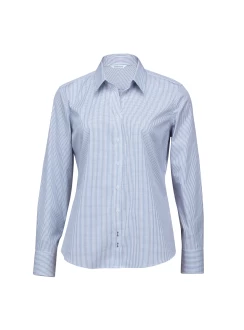 Cedar Hill Womens Check Long Sleeve Blouse by The Standard