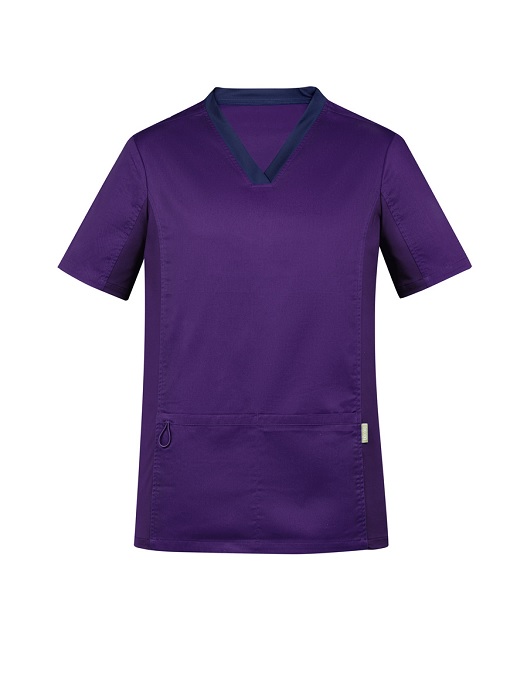 Riley Unisex V-Neck Scrub Top by Biz Care - Online Uniforms