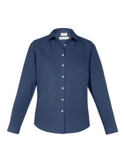 Memphis Womens Long Sleeve Blouse by Biz Collection