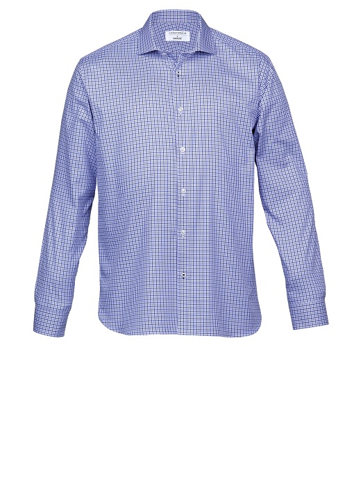 Stamford Mens Check Long Sleeve Shirt by Barkers - Online Uniforms