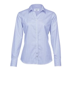 Hudson Womens Check Long Sleeve Blouse by Barkers