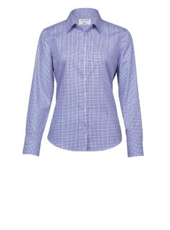 Stamford Womens Check Long Sleeve Blouse by Barkers
