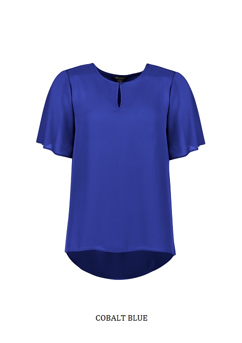 Vienna Womens Short Sleeve Blouse by Biz Corporates - Online Uniforms