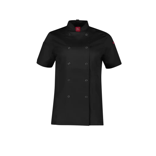 CH232LS_Product_Black_01 Zest Chef Jacket Black