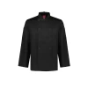 Zest Mens L/S Chef Jacket Black
