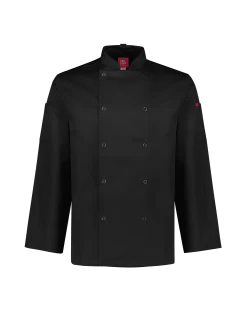 Zest Mens L/S Chef Jacket Black