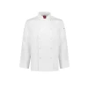 Zest Mens L/S Chef Jacket White