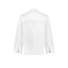 Zest Mens L/S Chef Jacket White Back View