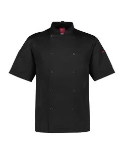 Chef Jacket Black Front