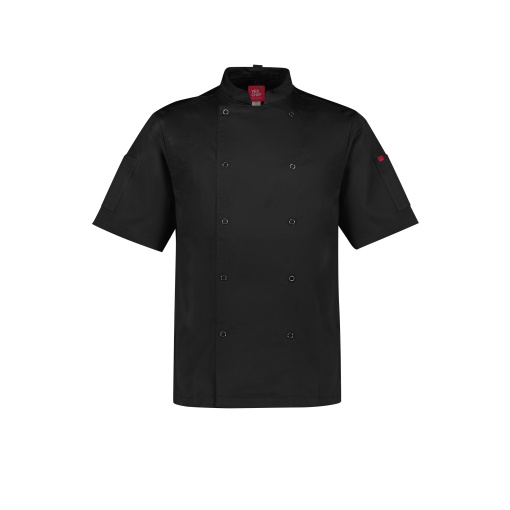 Chef Jacket Black Front
