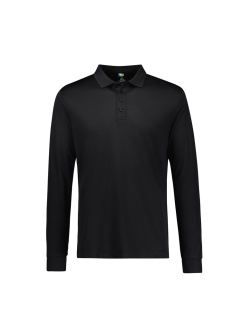 Action Mens Long Sleeve Polo by Biz Collection