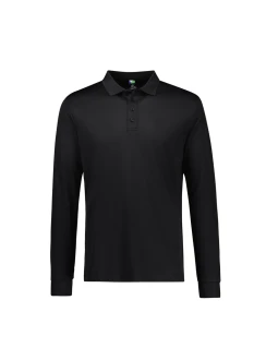 Action Mens Long Sleeve Polo by Biz Collection